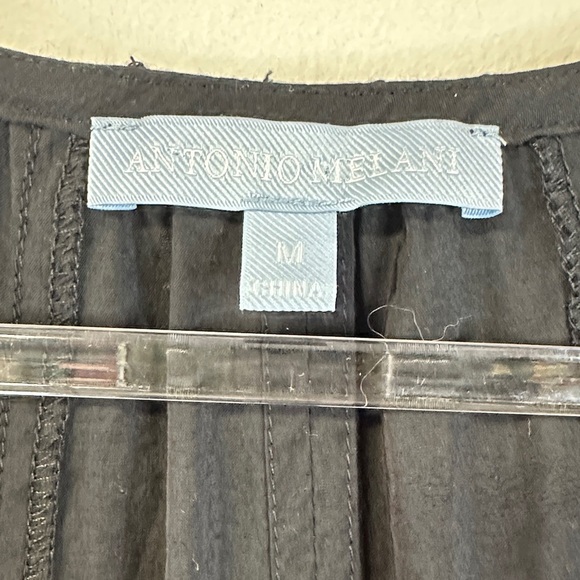 Antonio Melani Effie Long Sleeve V-Neck Blouse Size M - Picture 3 of 7